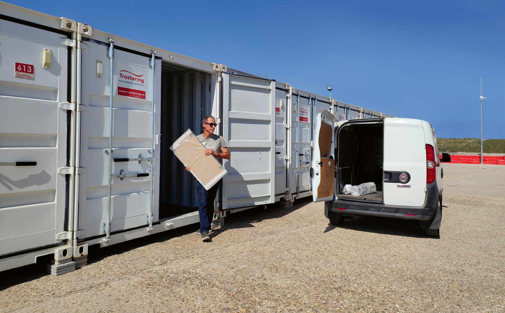 Acceso drive-in Trastering